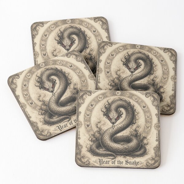 Item preview, Chinese Zodiac Demonic Snake Halloween Design designed and sold by SunnyDesign82.