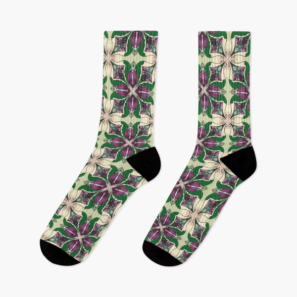 Item preview, Magenta Tulip Damask designed and sold by CO10store.