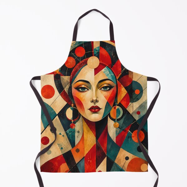 Item preview, Bold Geometric Woman Portrait – Colorful Abstract Female Face designed and sold by GutyzDesignsES.