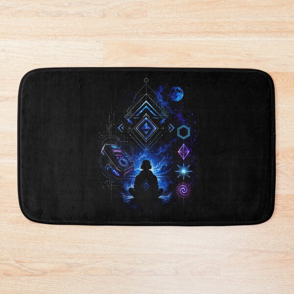 Item preview, Cosmic Gaming Odyssey | Neon Sci-Fi Galaxy Art | Futuristic Gamer Universe | Abstract Digital Illustration designed and sold by Bhaskar Digital Art.