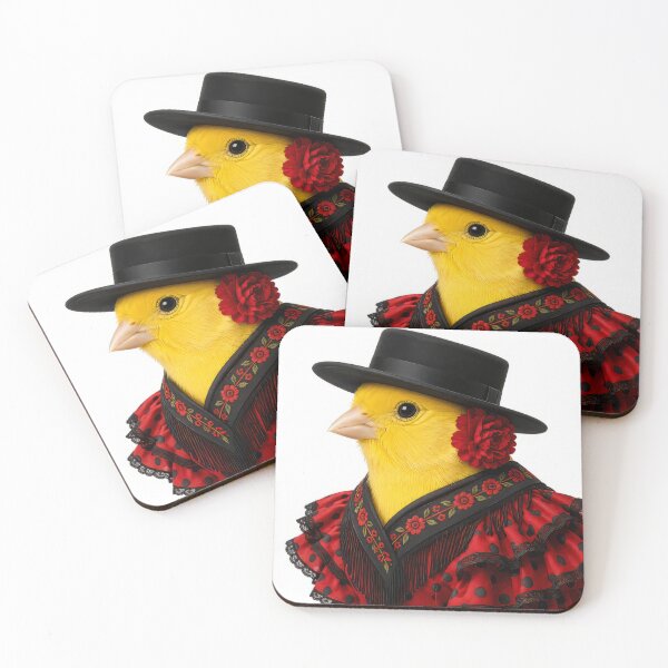 Item preview, Flamenco canary with carnation designed and sold by karlosss.