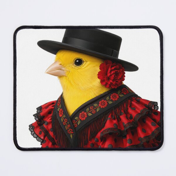 Item preview, Flamenco canary with carnation designed and sold by karlosss.