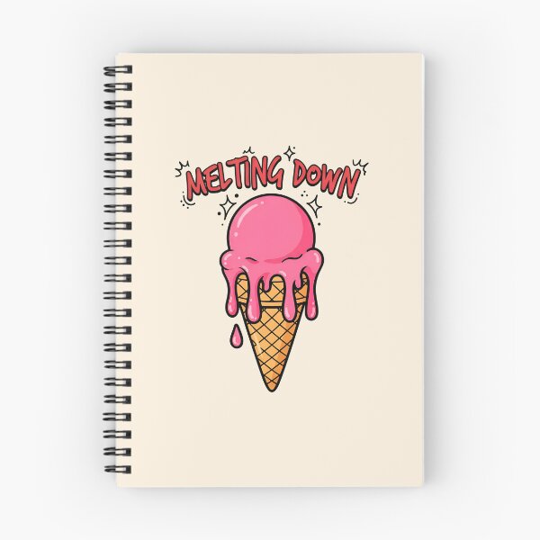 Item preview, MELTING DOWN - Funny Pink Ice Cream Cone designed and sold by Zazz Lee.