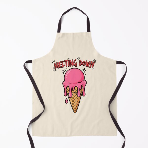 Item preview, MELTING DOWN - Funny Pink Ice Cream Cone designed and sold by Zazz Lee.