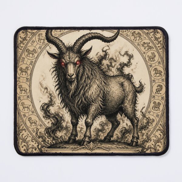 Item preview, Chinese Zodiac Demonic Goat Halloween Design designed and sold by SunnyDesign82.
