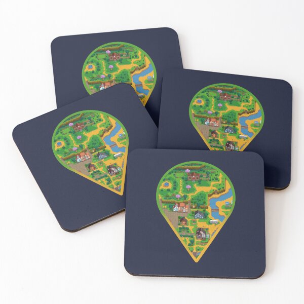 Item preview, Stardew Valley Map Pin Drop  designed and sold by letizzart designs.