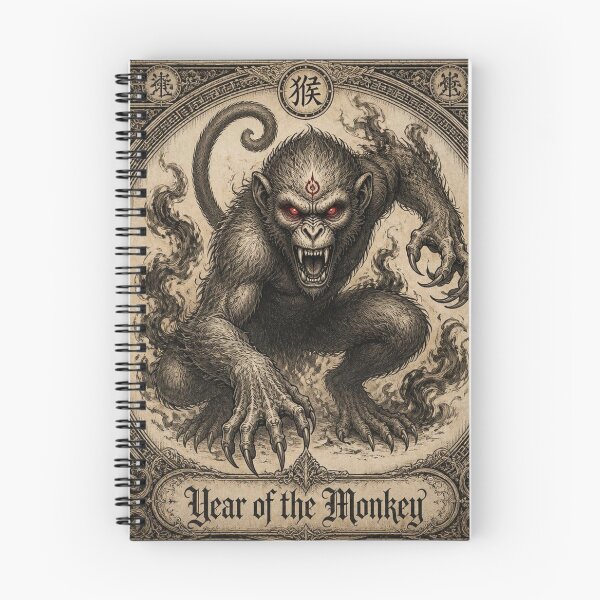 Item preview, Chinese Zodiac Demonic Monkey Halloween Design designed and sold by SunnyDesign82.