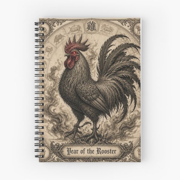 Item preview, Chinese Zodiac Demonic Rooster Halloween Design designed and sold by SunnyDesign82.