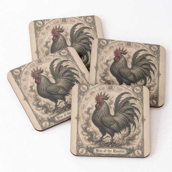 Item preview, Chinese Zodiac Demonic Rooster Halloween Design designed and sold by SunnyDesign82.