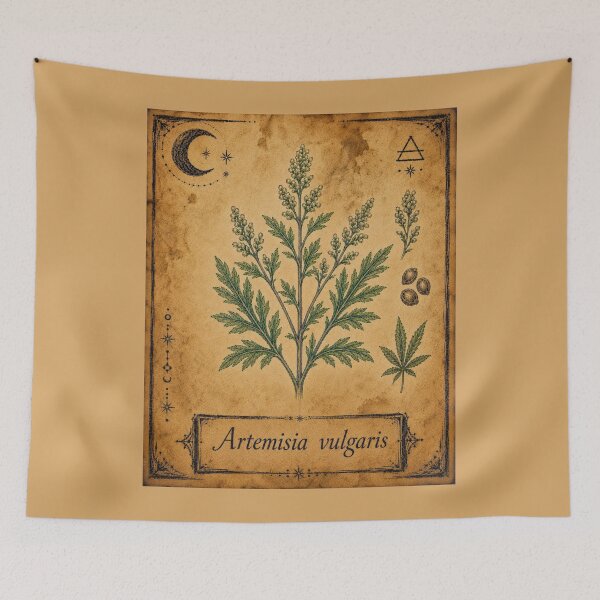 Item preview, Artemisia vulgaris – Witchy Herbarium Collector’s Edition designed and sold by JOANNASKAH.