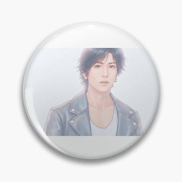 Item preview, Soft Pastel Anime Man Portrait Illustration designed and sold by KaleChub.