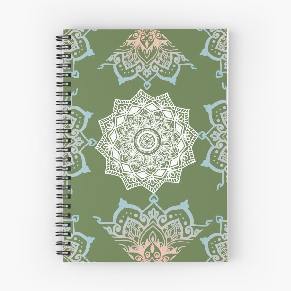 Item preview, Sage Green Boho Mandala Seamless Pattern designed and sold by Krishnacre8.