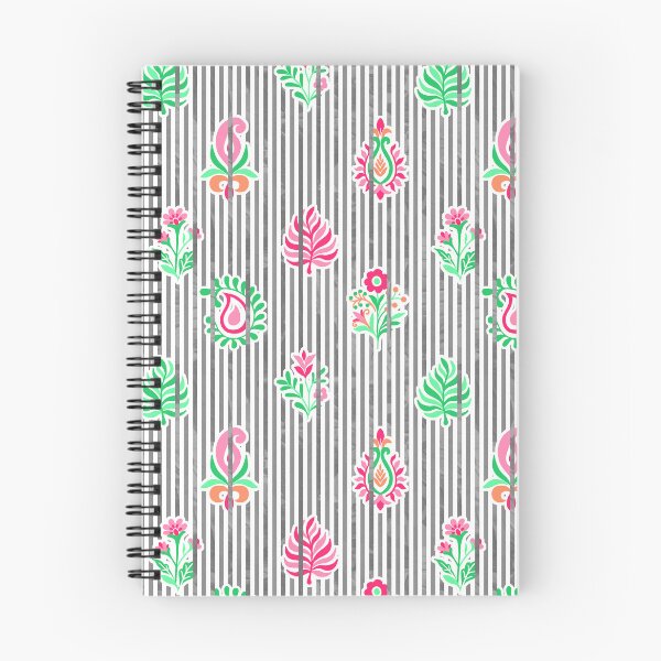 Item preview, Candy Stripe Garden - Black Cherry green designed and sold by Fabricatemyart.