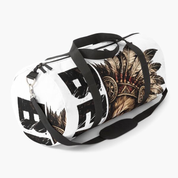 Item preview, Bear Warrior Feather Headdress | Vintage Tribal Bear T-Shirt Design PNG designed and sold by SupernovaNote.