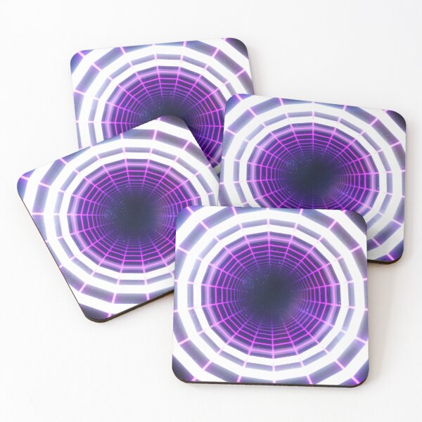 Item preview, Magenta Circular Wireframe Tunnel & Neons designed and sold by Electric Shock!! Design.
