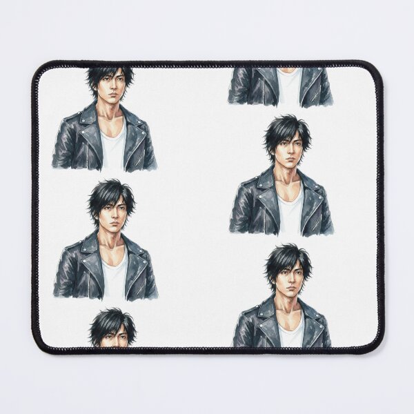 Item preview, Detailed Watercolor Anime Man Portrait Painting designed and sold by KaleChub.