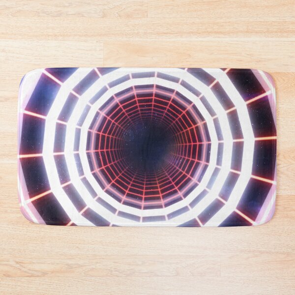 Item preview, Red Circular Wireframe Tunnel & Neons designed and sold by Electric Shock!! Design.
