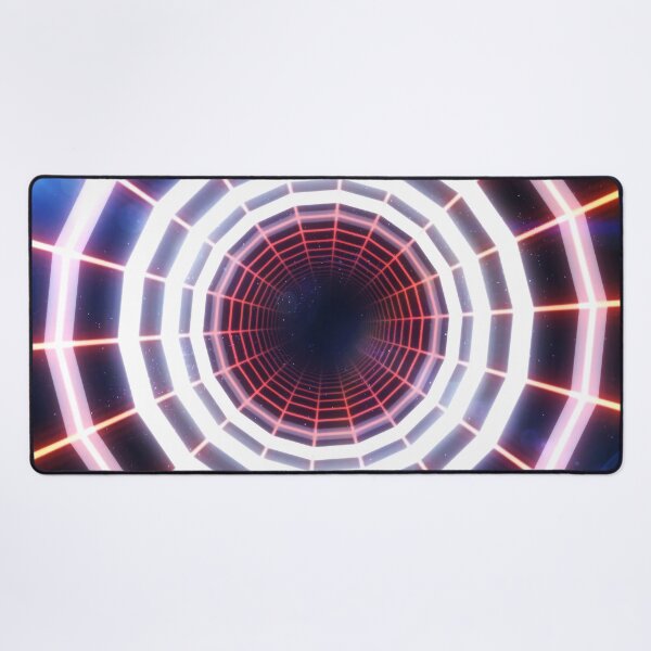 Item preview, Red Circular Wireframe Tunnel & Neons designed and sold by Electric Shock!! Design.