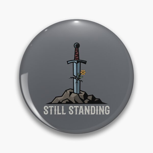Item preview, STILL STANDING - Cracked Sword Flower Resilience designed and sold by Zazz Lee.