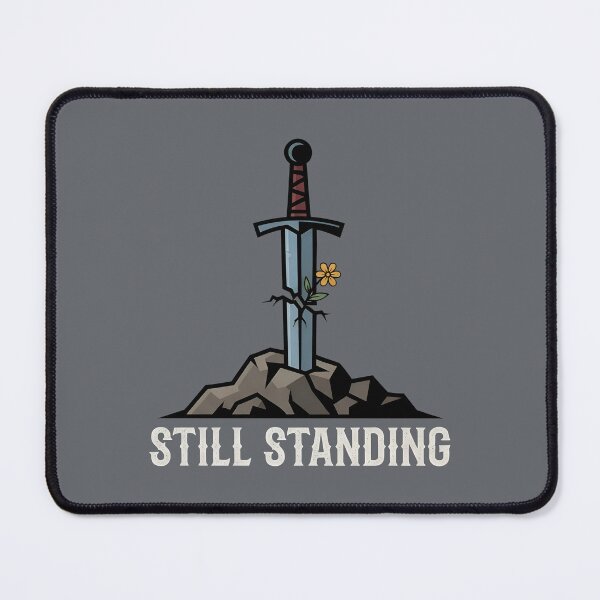 Item preview, STILL STANDING - Cracked Sword Flower Resilience designed and sold by Zazz Lee.