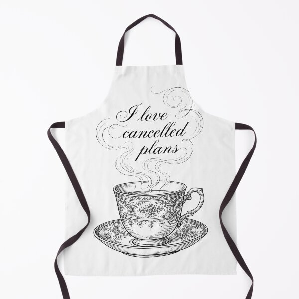 Item preview, I Love Canceled Plans Vintage Tea Cup Aesthetic Introvert Humor designed and sold by WorldShop17.