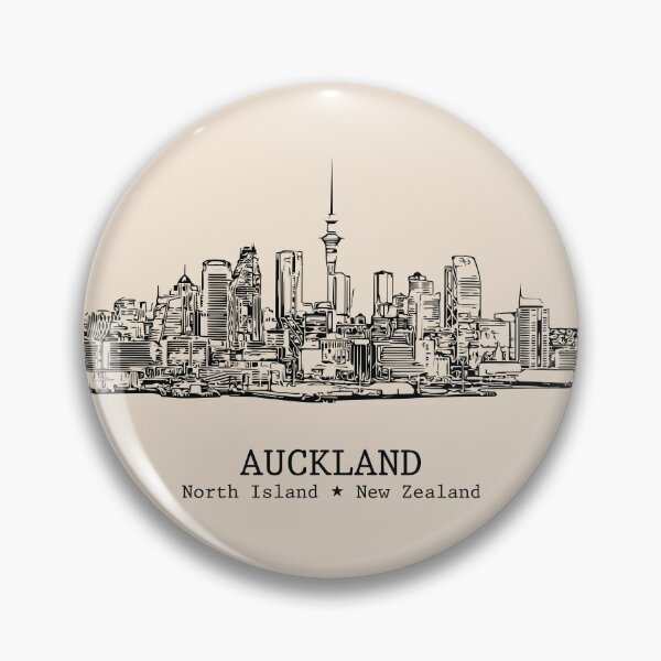 Item preview, Auckland NZ - Vintage Ink Cityscape designed and sold by Lakeric.