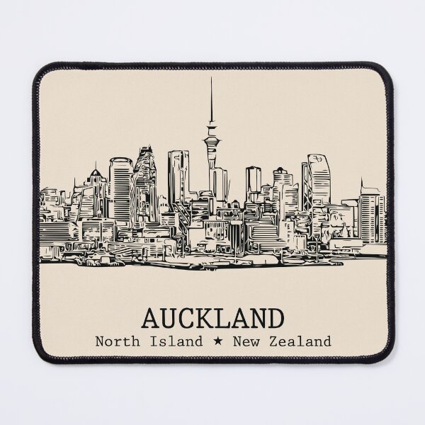 Item preview, Auckland NZ - Vintage Ink Cityscape designed and sold by Lakeric.