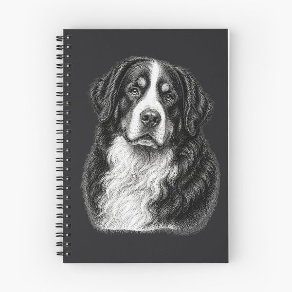 Item preview, Gentle Bernese Mountain Dog Shirt | Vintage Engraved Bernese Portrait Graphic Tee designed and sold by AdicretorDesign.