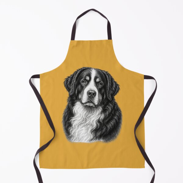 Item preview, Gentle Bernese Mountain Dog Shirt | Vintage Engraved Bernese Portrait Graphic Tee designed and sold by AdicretorDesign.