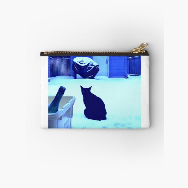 Item preview, Black Cat in Snow designed and sold by RWayside138.
