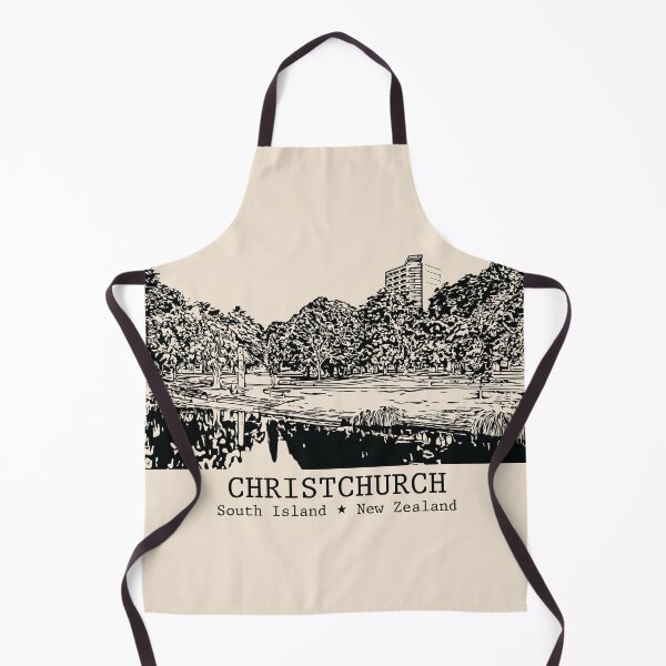 Item preview, Christchurch NZ - Vintage Ink Cityscape designed and sold by Lakeric.