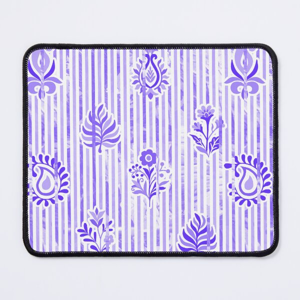 Item preview, Candy Stripe Garden - Bright Mono  Indigo color designed and sold by Fabricatemyart.