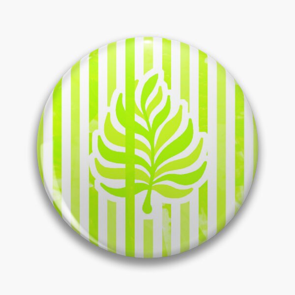 Item preview, Candy Stripe Garden - Bright Mono Lime Greeen designed and sold by Fabricatemyart.