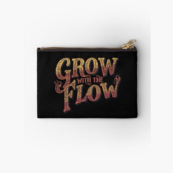 Item preview, Grow With The Flow Retro 70s Groovy Typography designed and sold by Larams Studio.