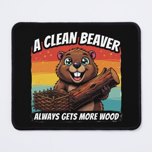 Item preview, Clean Beaver Always Gets More Wood Pun designed and sold by TshirtsOnline-.