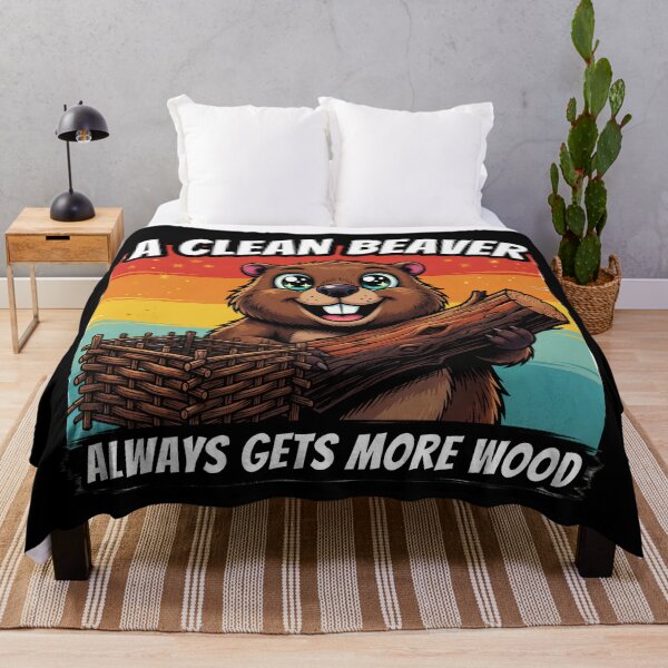Item preview, Clean Beaver Always Gets More Wood Pun designed and sold by TshirtsOnline-.