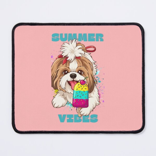 Item preview, Feeling Pawsome Shih Tzu | Cute Shih Tzu Dog Lover Gift | Kawaii Puppy Illustration designed and sold by PawsAndPallette .