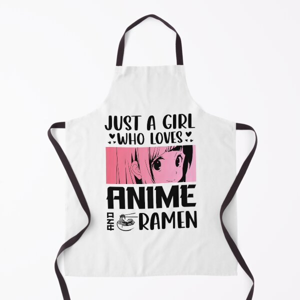 Item preview, Just A Girl Who Loves Anime & Ramen – Retro Anime Quote designed and sold by bella-rosa87.