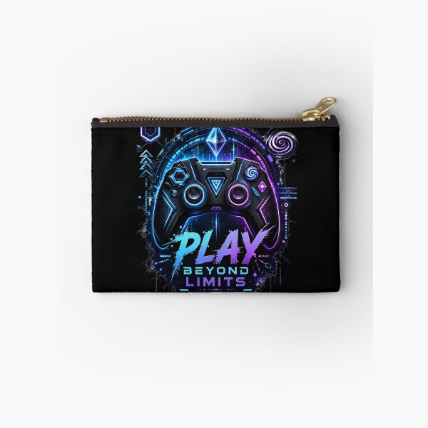 Item preview, Play Beyond Limits Gaming Controller Neon Cyberpunk Gamer T-Shirt | Esports Gaming Design designed and sold by Bhaskar Digital Art.