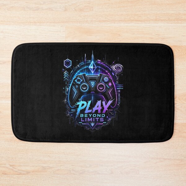 Item preview, Play Beyond Limits Gaming Controller Neon Cyberpunk Gamer T-Shirt | Esports Gaming Design designed and sold by Bhaskar Digital Art.