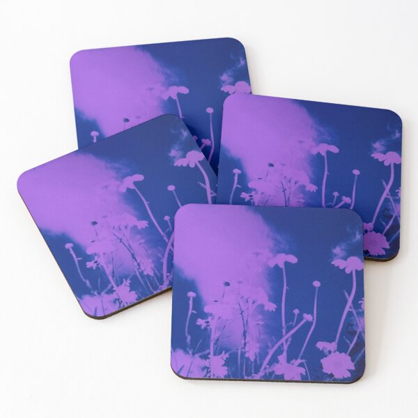 Item preview, Violet Bloom – Infrared Purple Daisy Field Photography Design designed and sold by BuckaBaby.