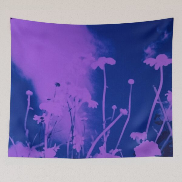 Item preview, Violet Bloom – Infrared Purple Daisy Field Photography Design designed and sold by BuckaBaby.