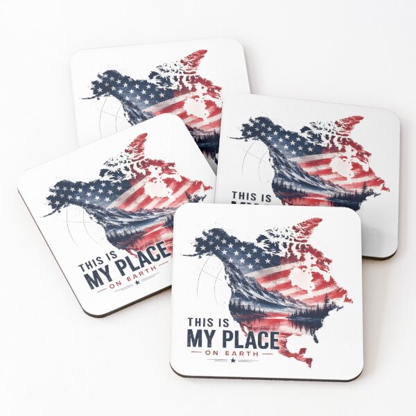 Item preview, North America – This Is My Place on Earth designed and sold by JMDG Studio.