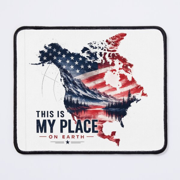 Item preview, North America – This Is My Place on Earth designed and sold by JMDG Studio.