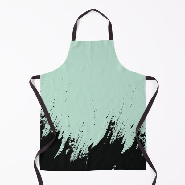Item preview, Abstract Black Ink Splash on Powder Mint designed and sold by BetweenForms.
