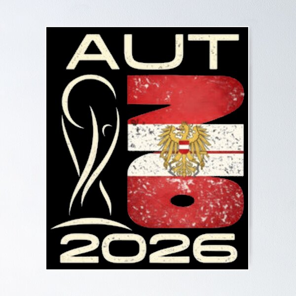 Item preview, Aut Worldcup 2026 Austrian Football Soccer Support designed and sold by Willow Tress Creative Studios.