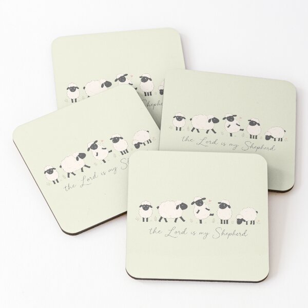 Item preview, The Lord Is My Shepherd – Psalm 23 Christian Sheep designed and sold by Doodletext.