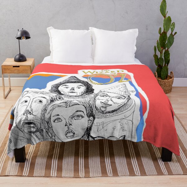 Item preview, Happy Birthday Wish Wizard of OZ Characters (Ink Drawing by ACCI) designed and sold by VanyssaGraphics.