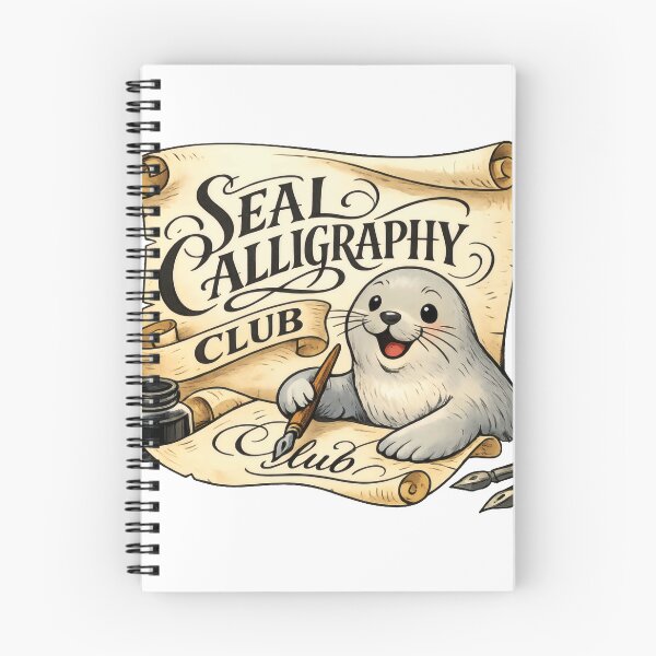 Item preview, Seal Calligraphy Club Whimsical Studio Mascot designed and sold by TheRealTaria.