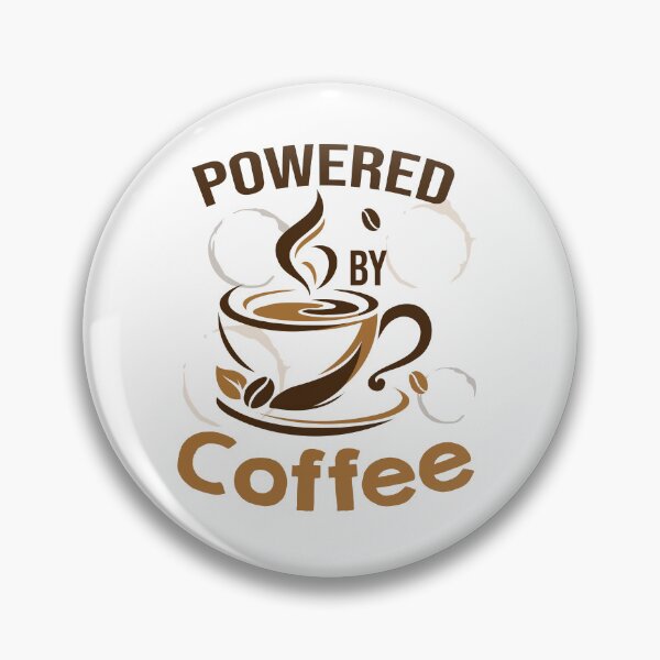 Item preview, Powered by Coffee T-shirt Design designed and sold by CreativeFrndz.